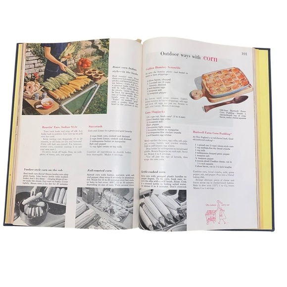 Vintage 50s Better Homes And Gardens Barbecue Book - Gold and Black - Picture 6 of 8